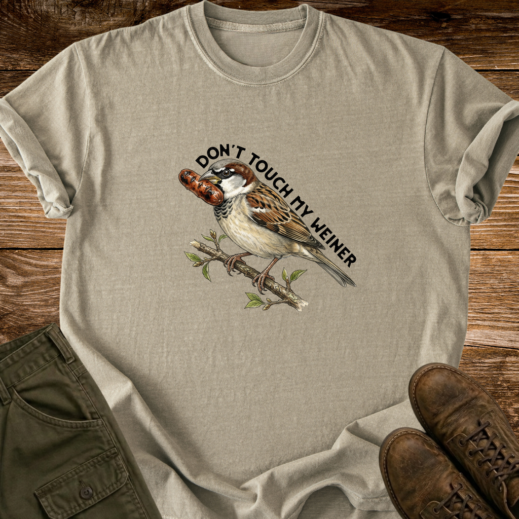 Don't Touch My Weiner Distressed T-shirt