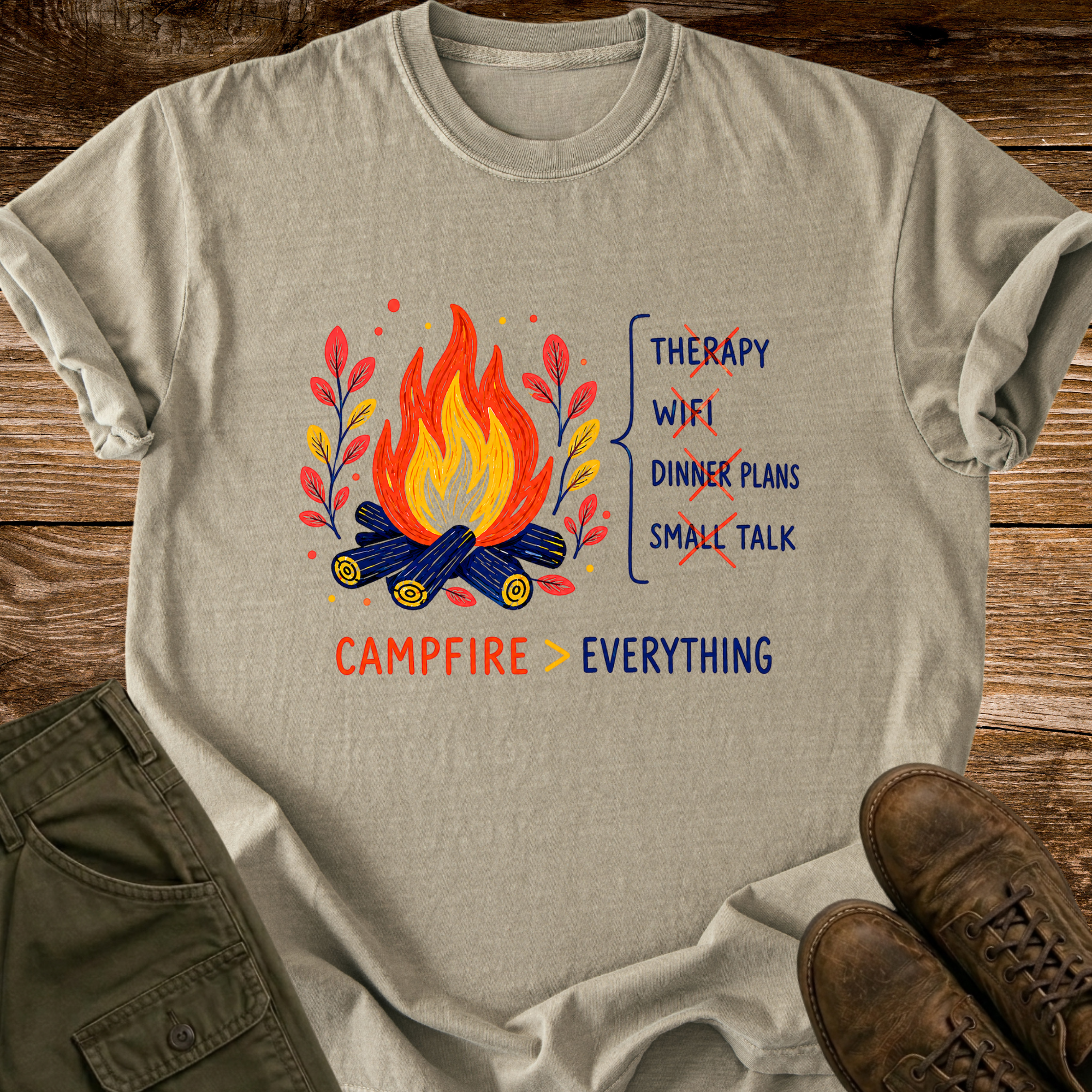 Campfire Over Everything T-shirt