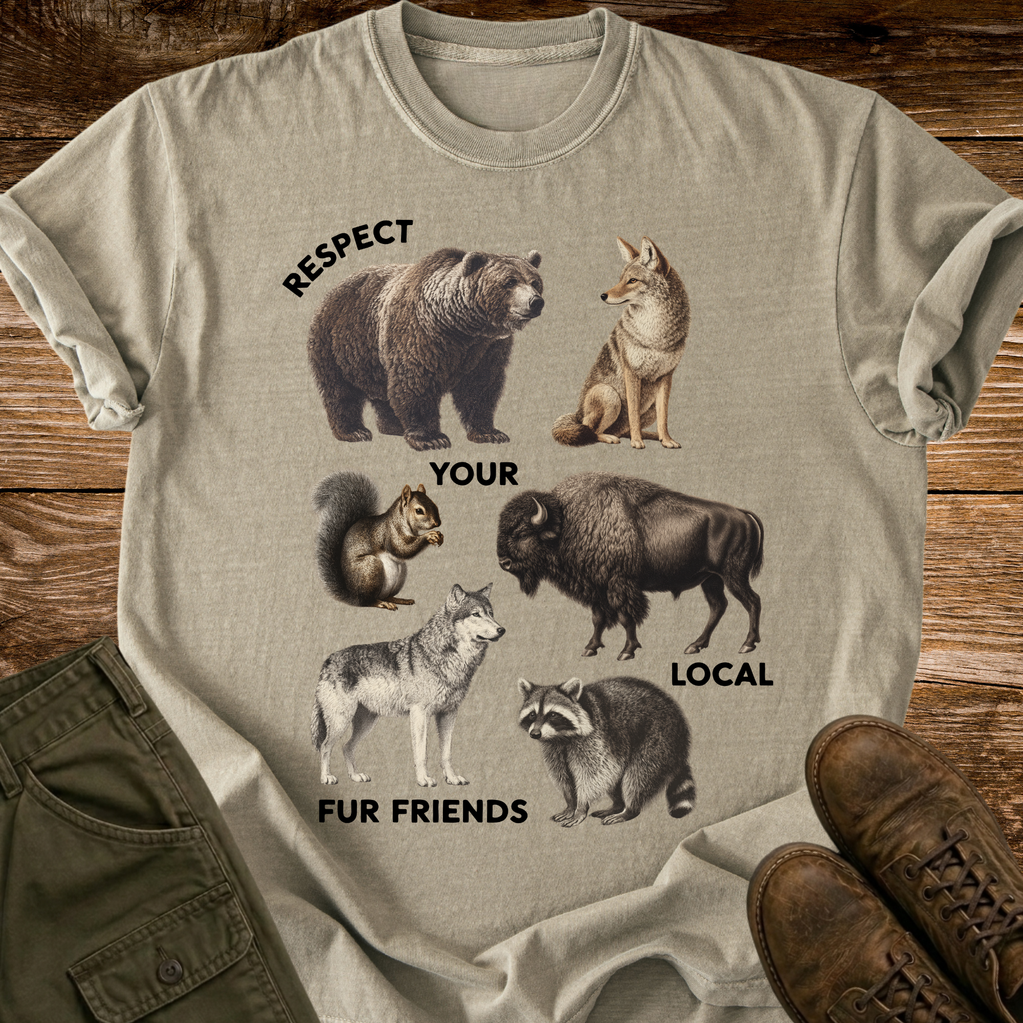 Respect The Fur Friends T-shirt
