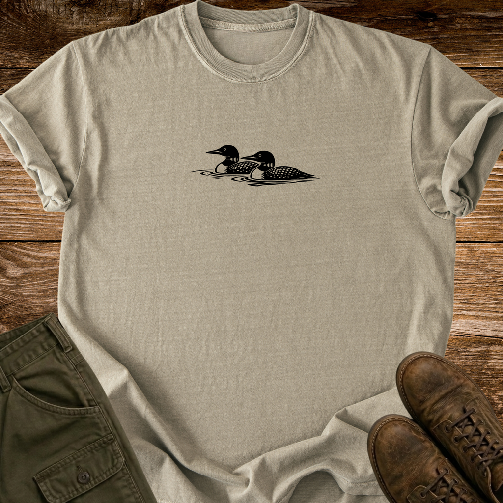 Simple Loon Duo T-shirt