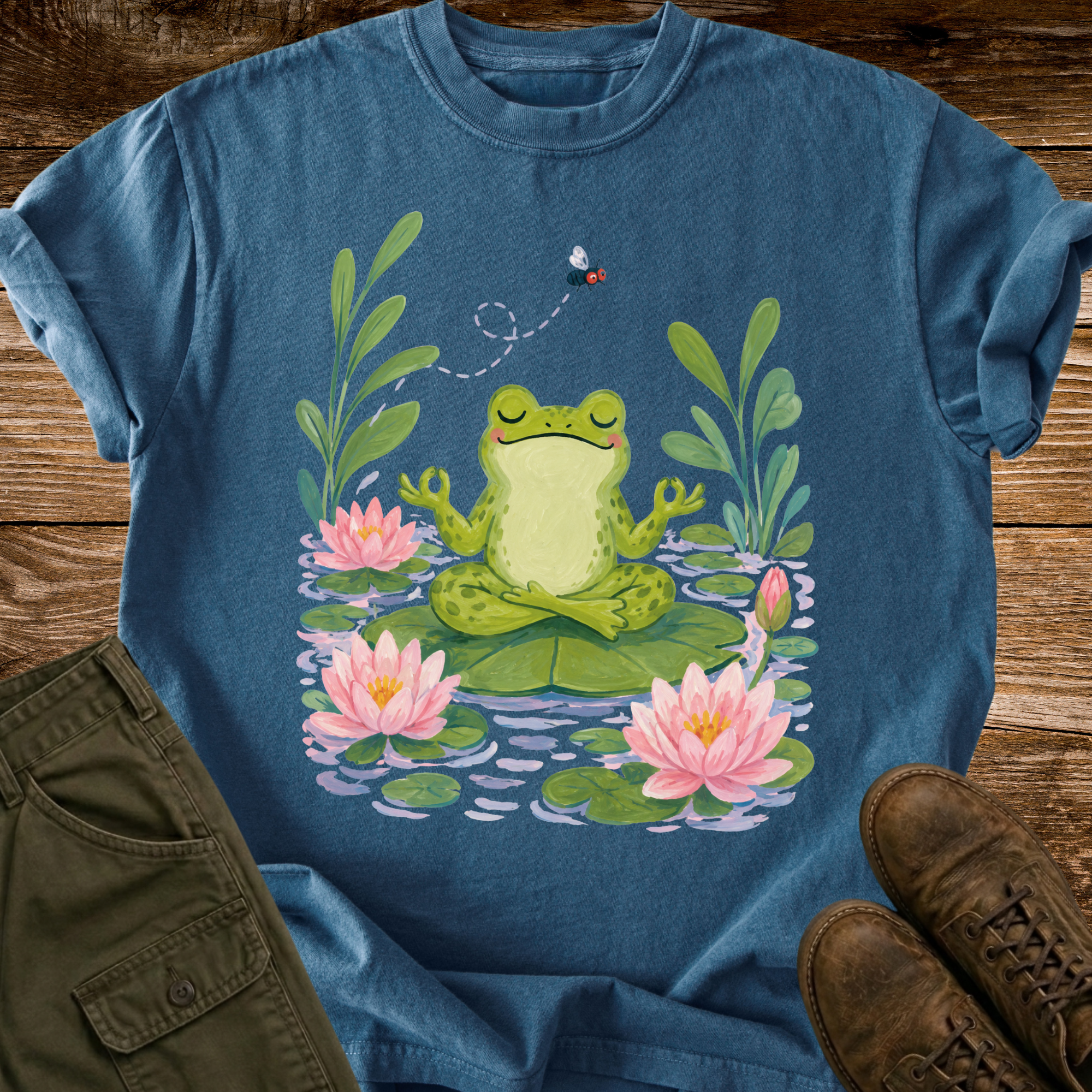 Meditating Frog T-shirt