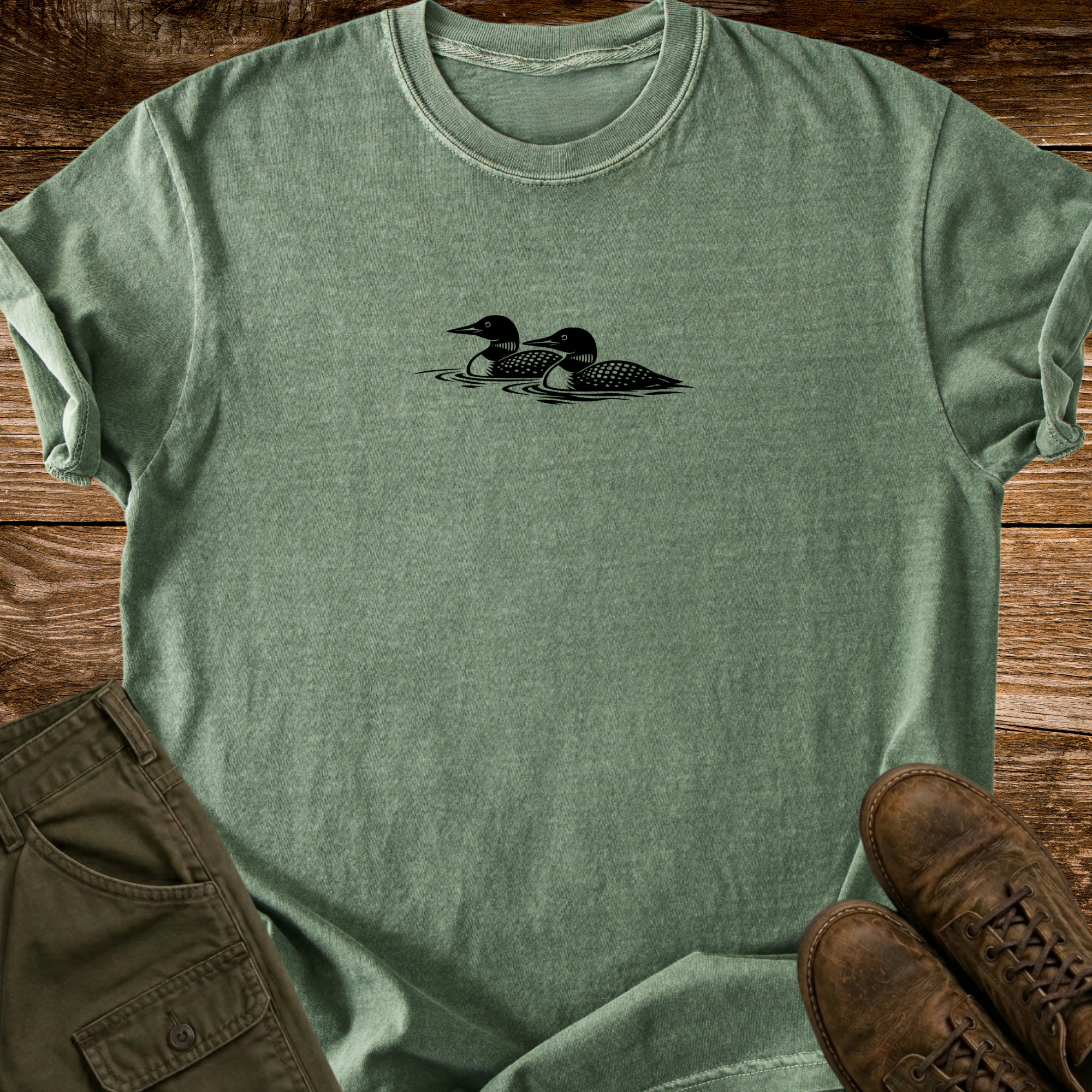 Simple Loon Duo T-shirt