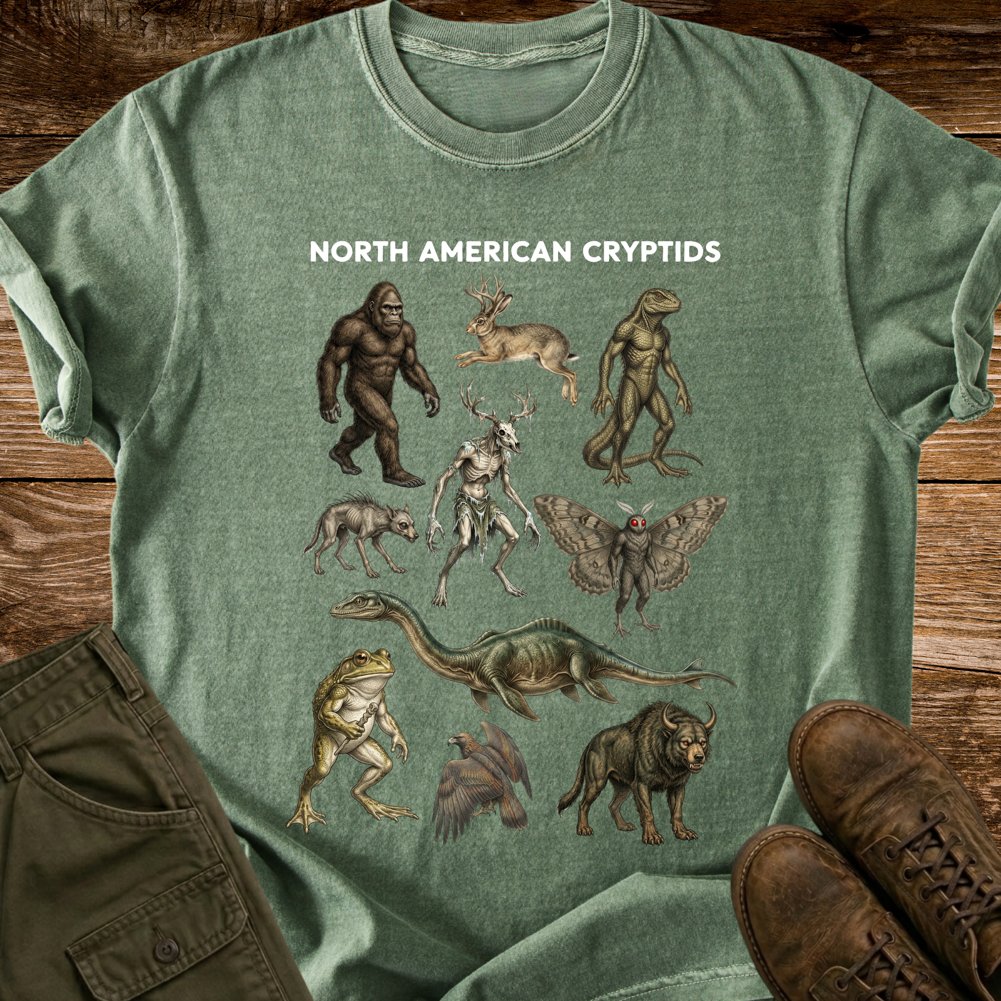 North American Cryptids T-Shirt