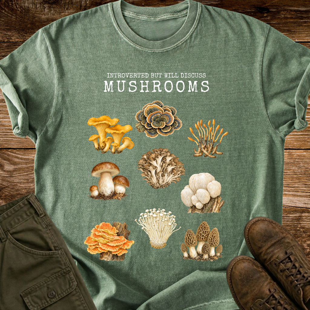 Will Discuss Mushrooms T-Shirt