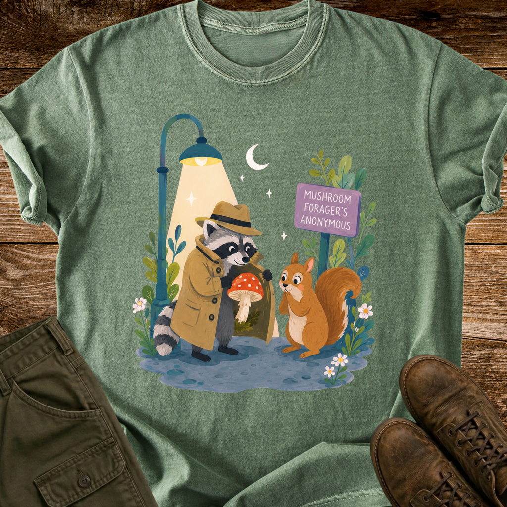 Mushroom Foragers Anonymous T-shirt