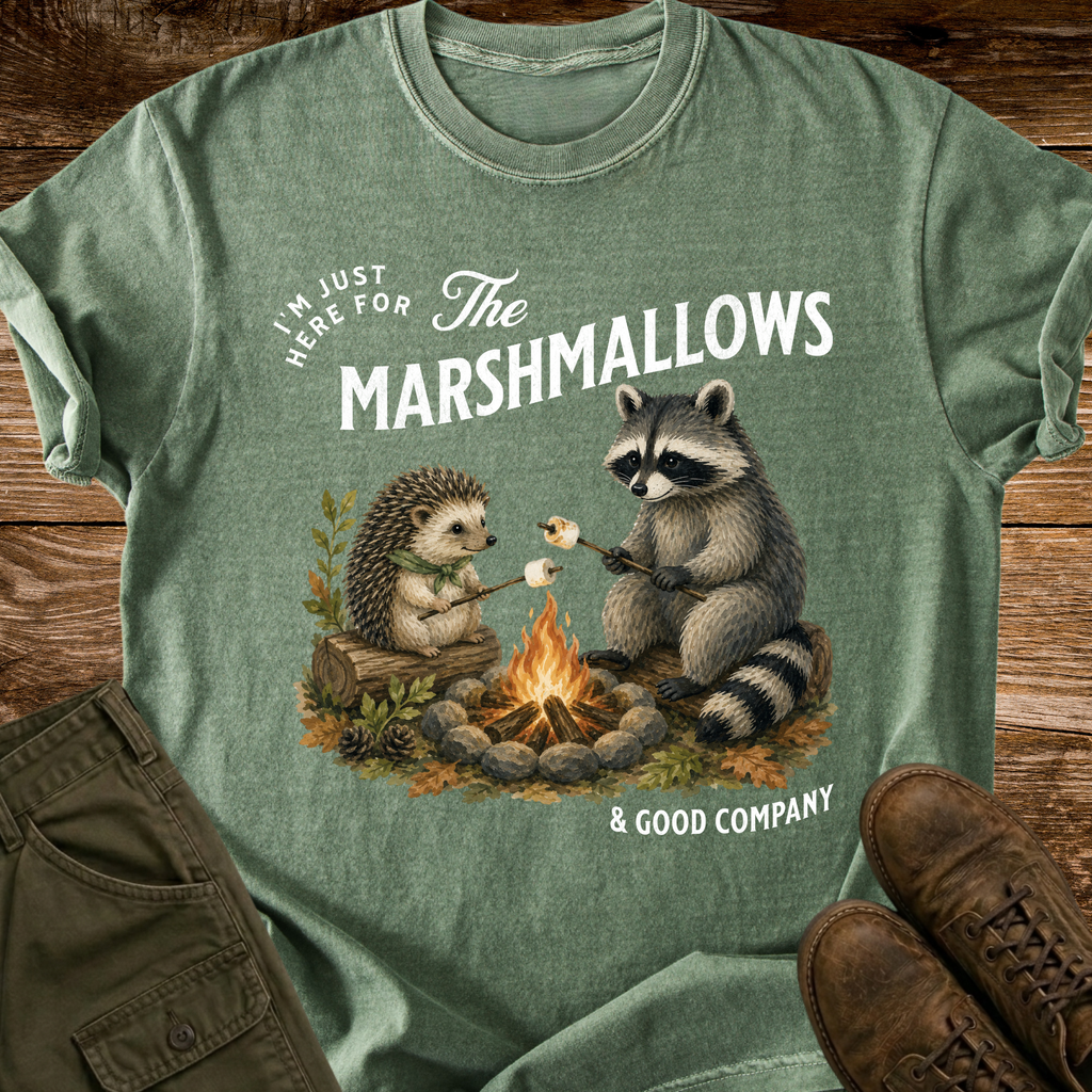 Here for the Marshmallows T-shirt