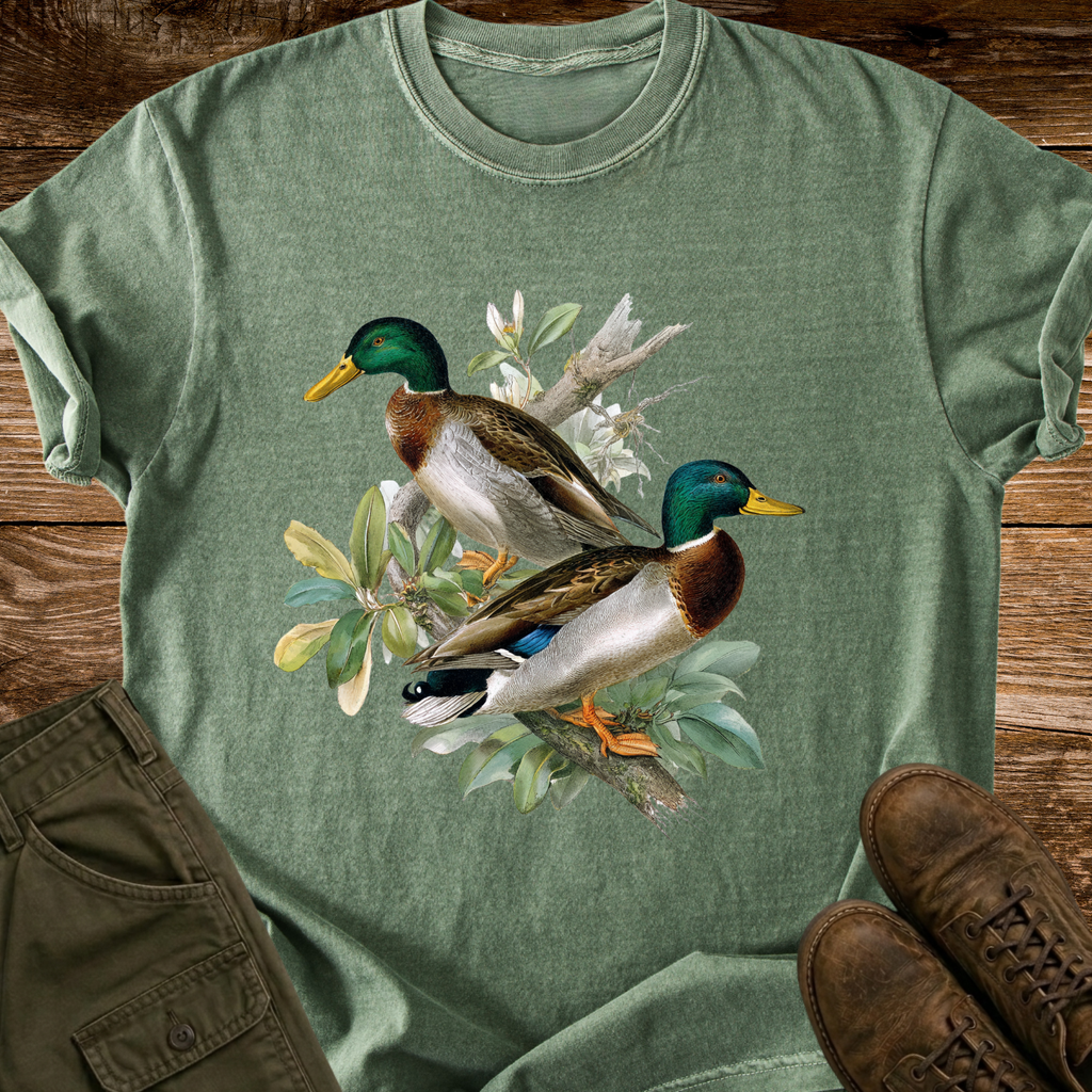Vintage Ducks Distressed T-Shirt