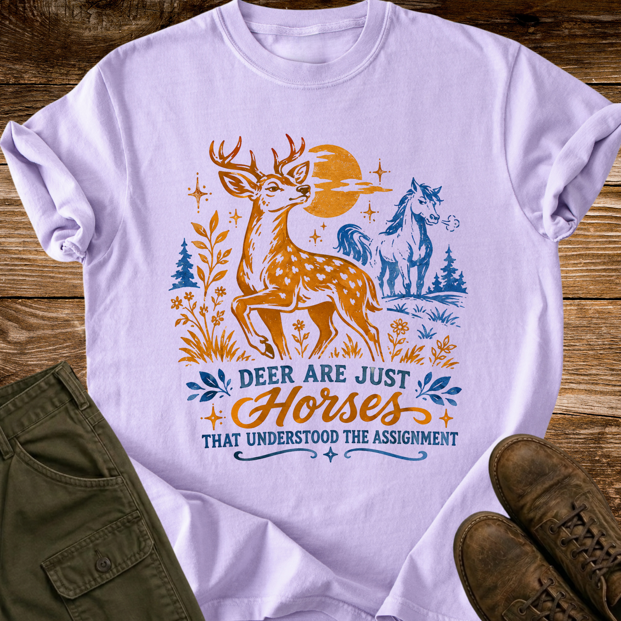 Deer Are Just Horses T-shirt