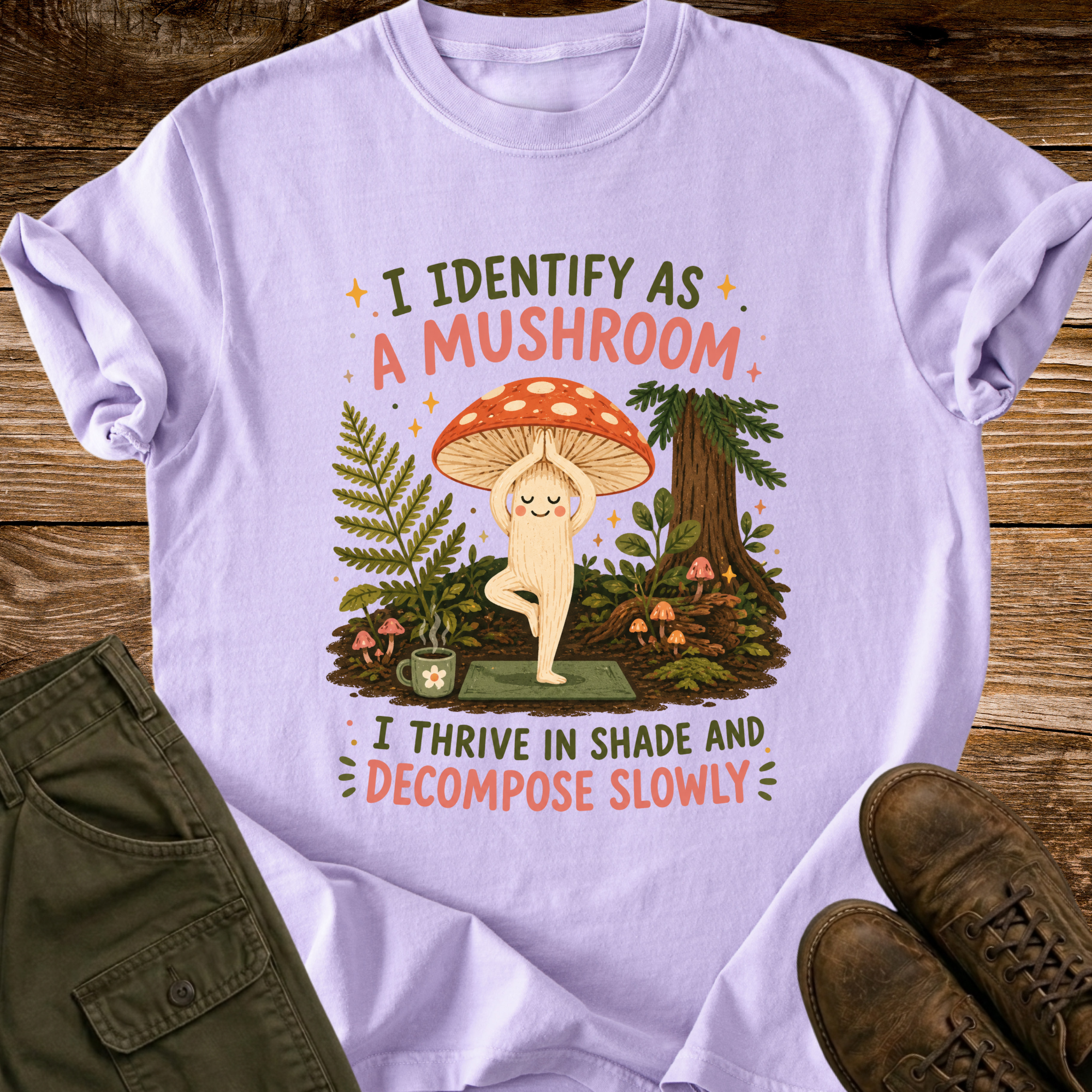 Identify as a Mushroom T-shirt