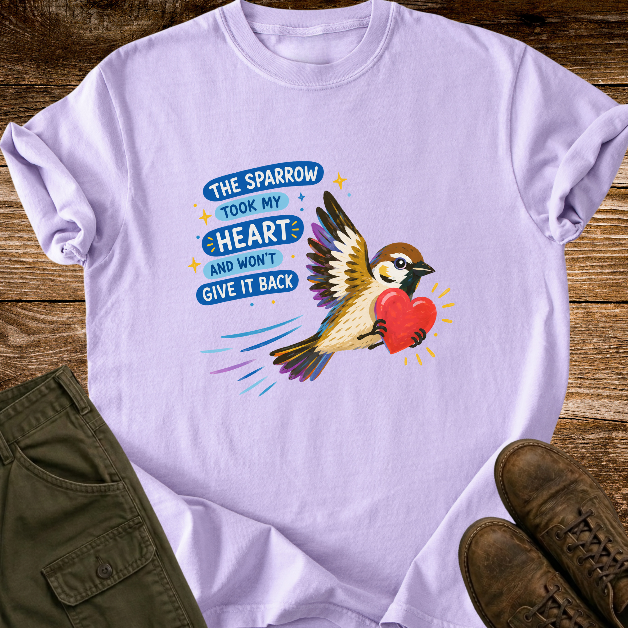 The Sparrow Took My Heart T-shirt