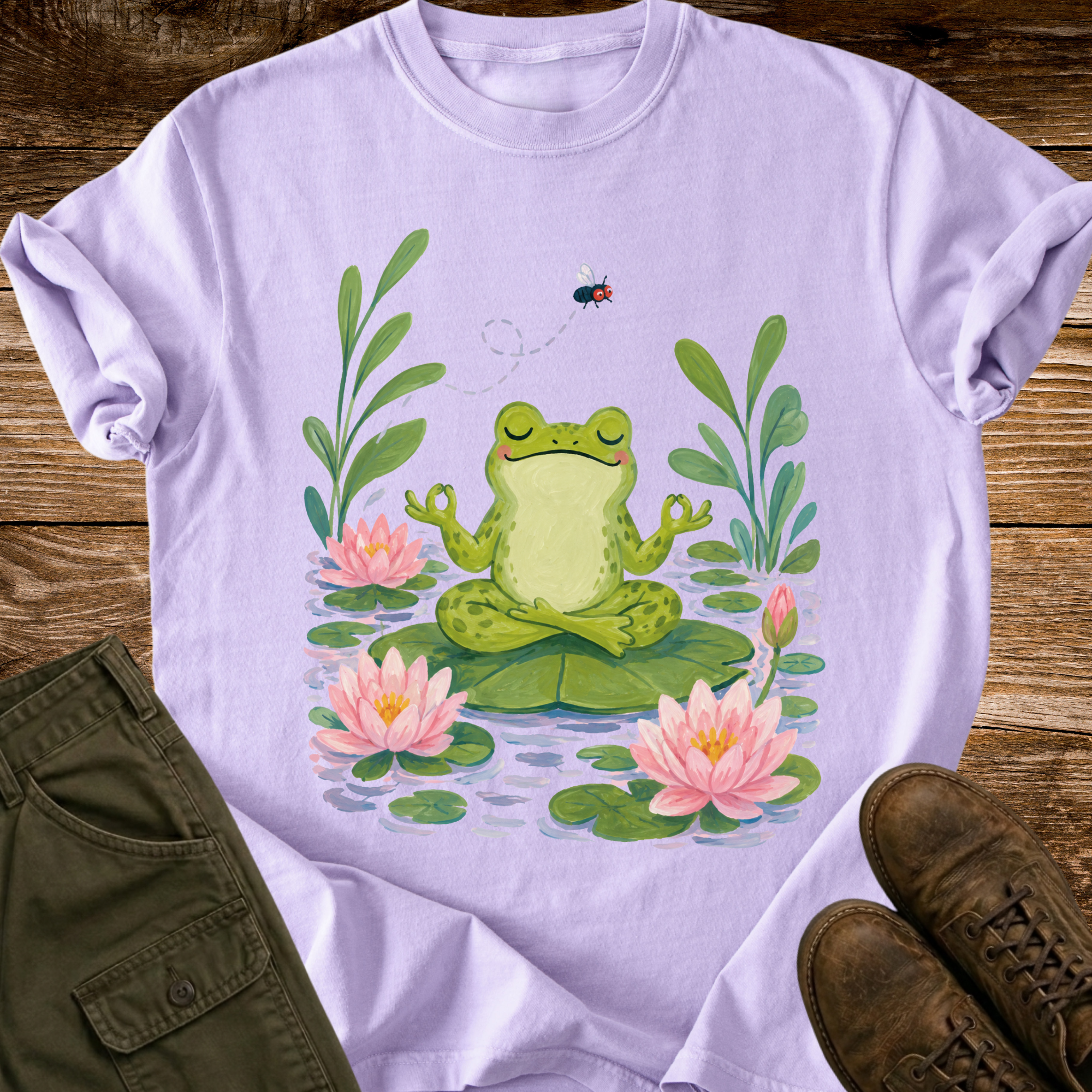 Meditating Frog T-shirt