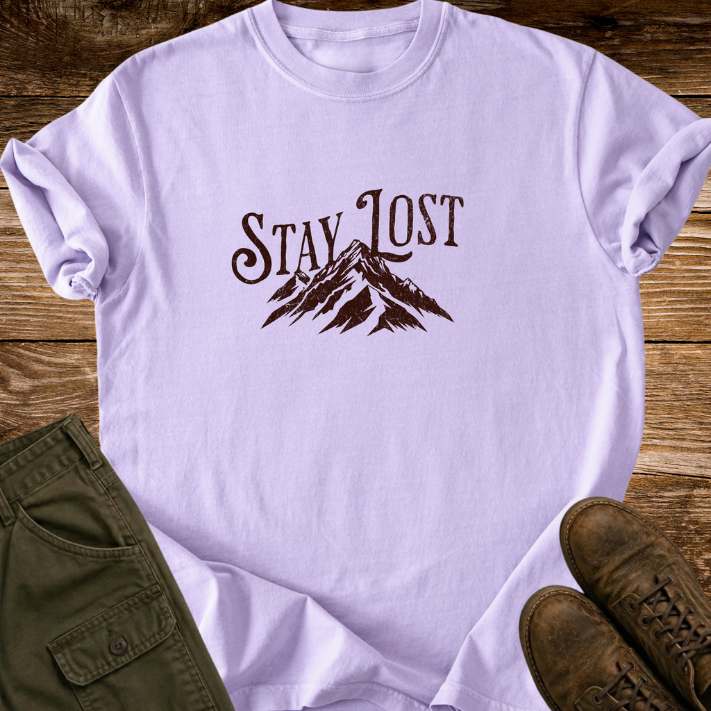 Stay Lost Distressed T-shirt
