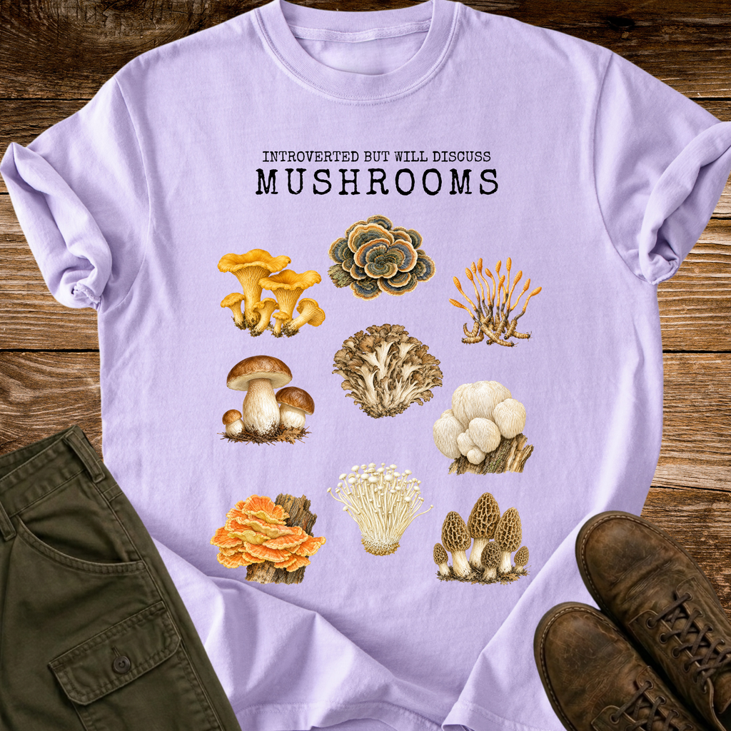 Will Discuss Mushrooms T-Shirt