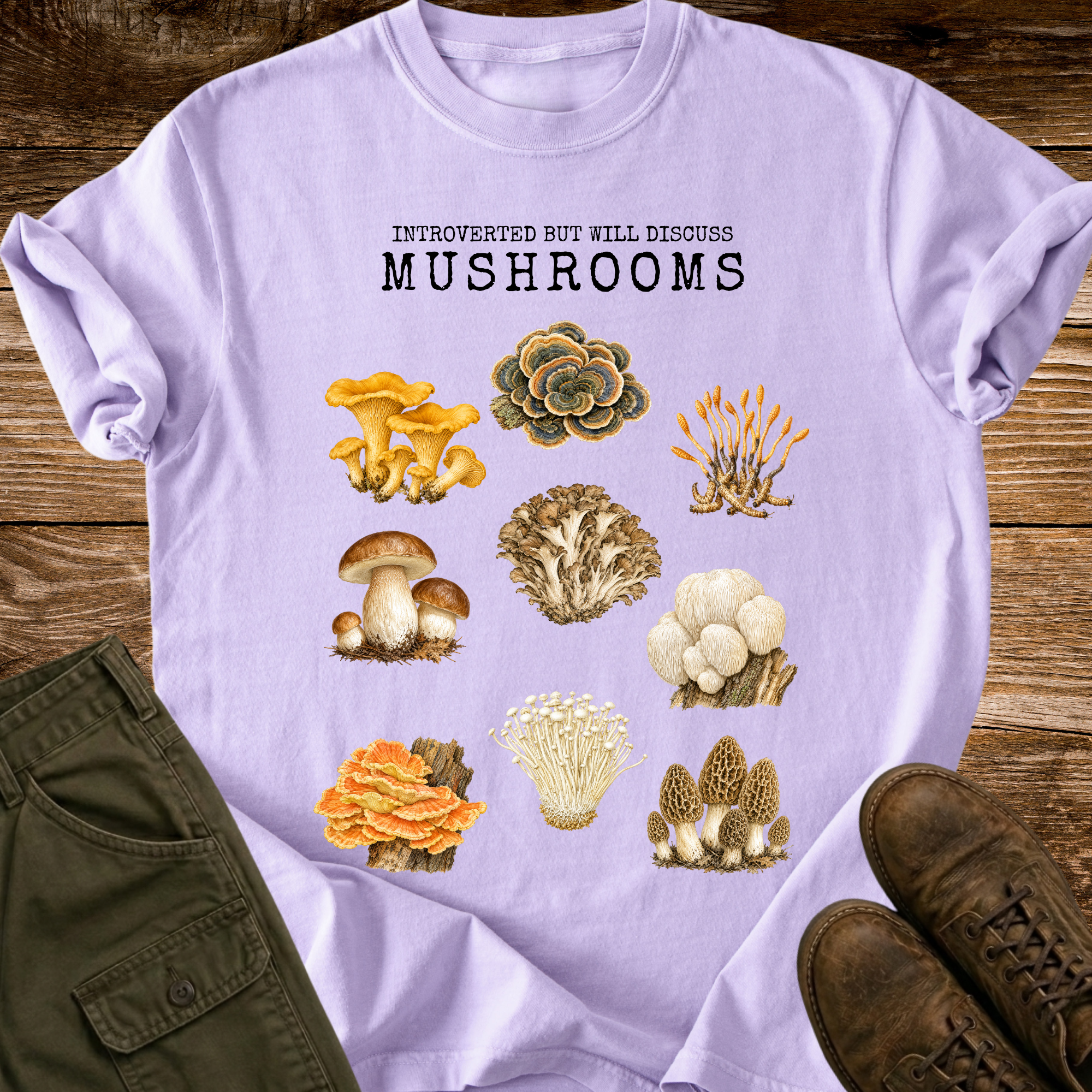 Will Discuss Mushrooms T-Shirt