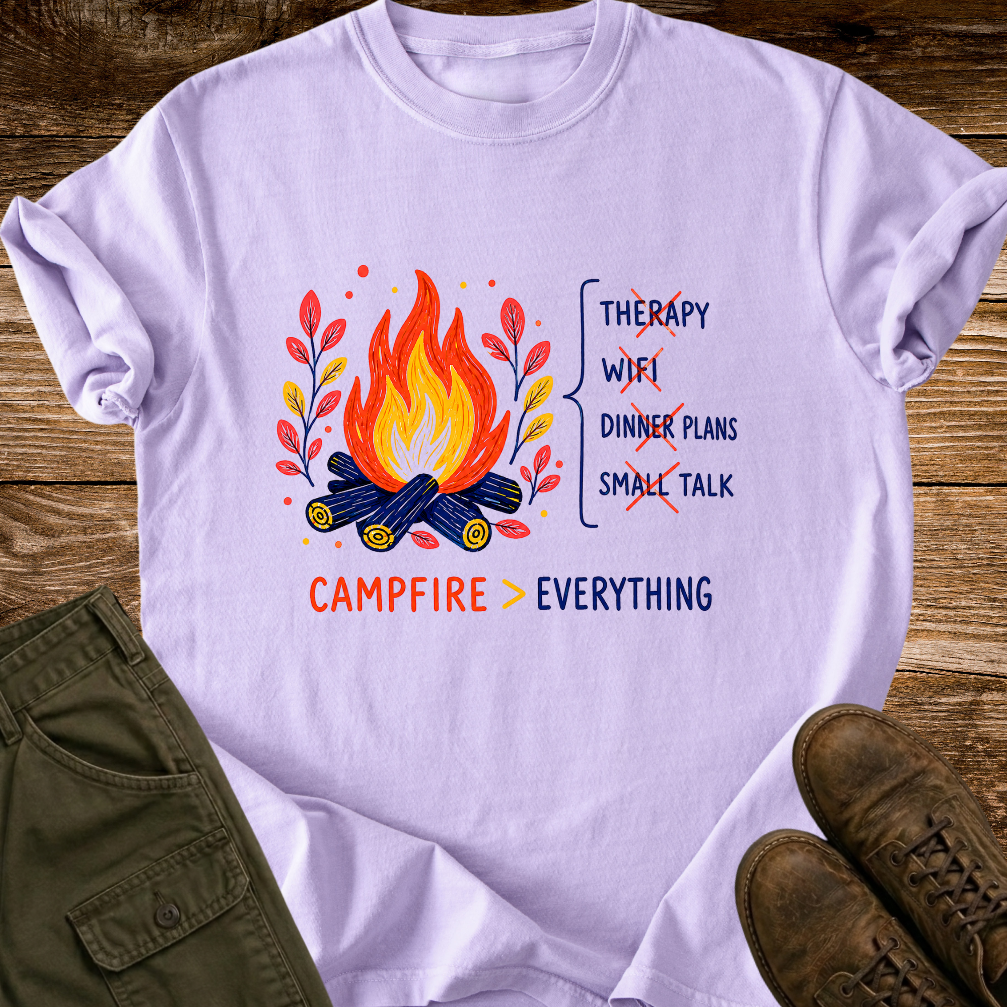 Campfire Over Everything T-shirt