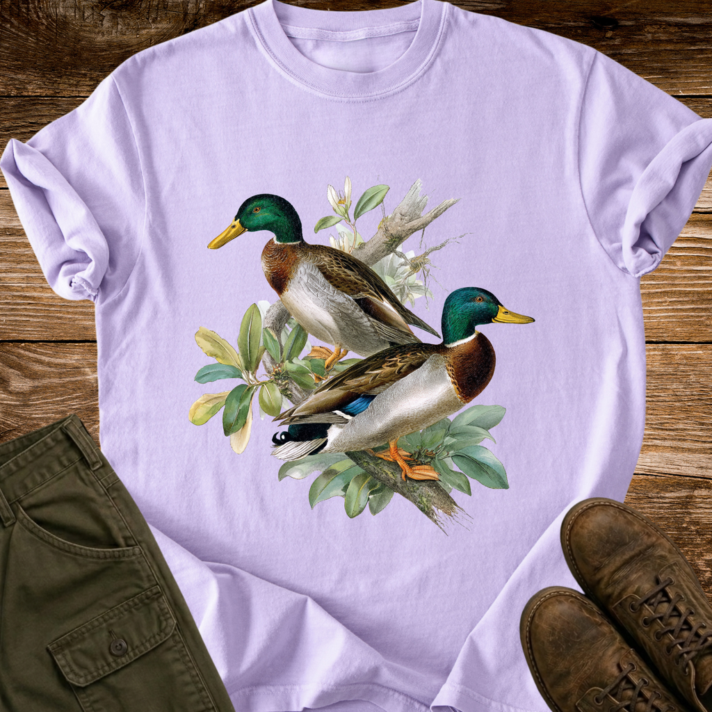 Vintage Ducks Distressed T-Shirt