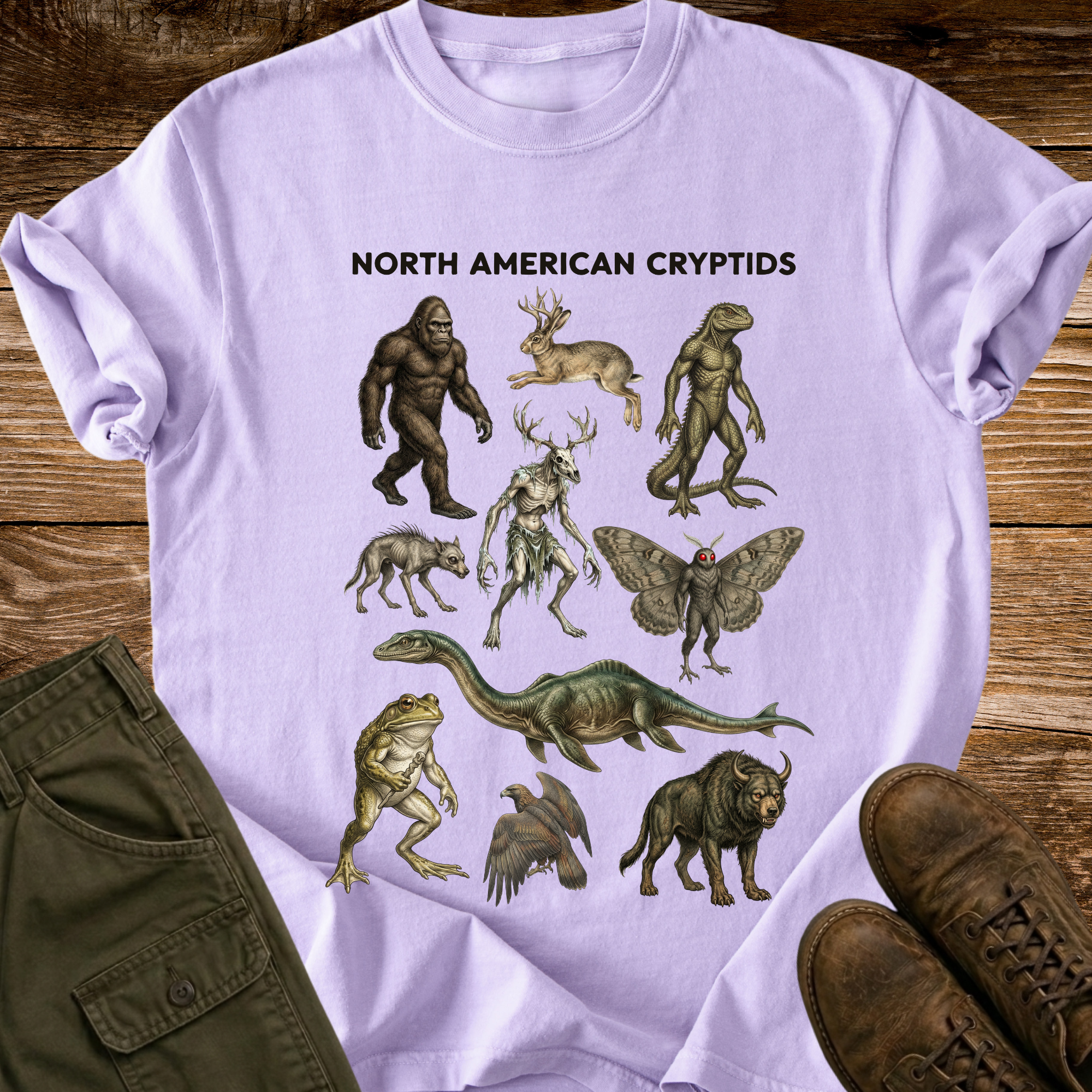 North American Cryptids T-Shirt
