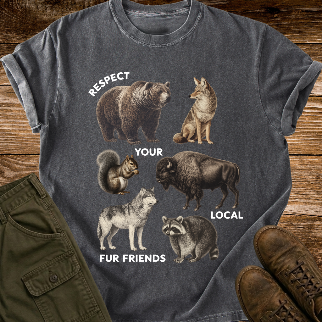 Respect The Fur Friends T-shirt