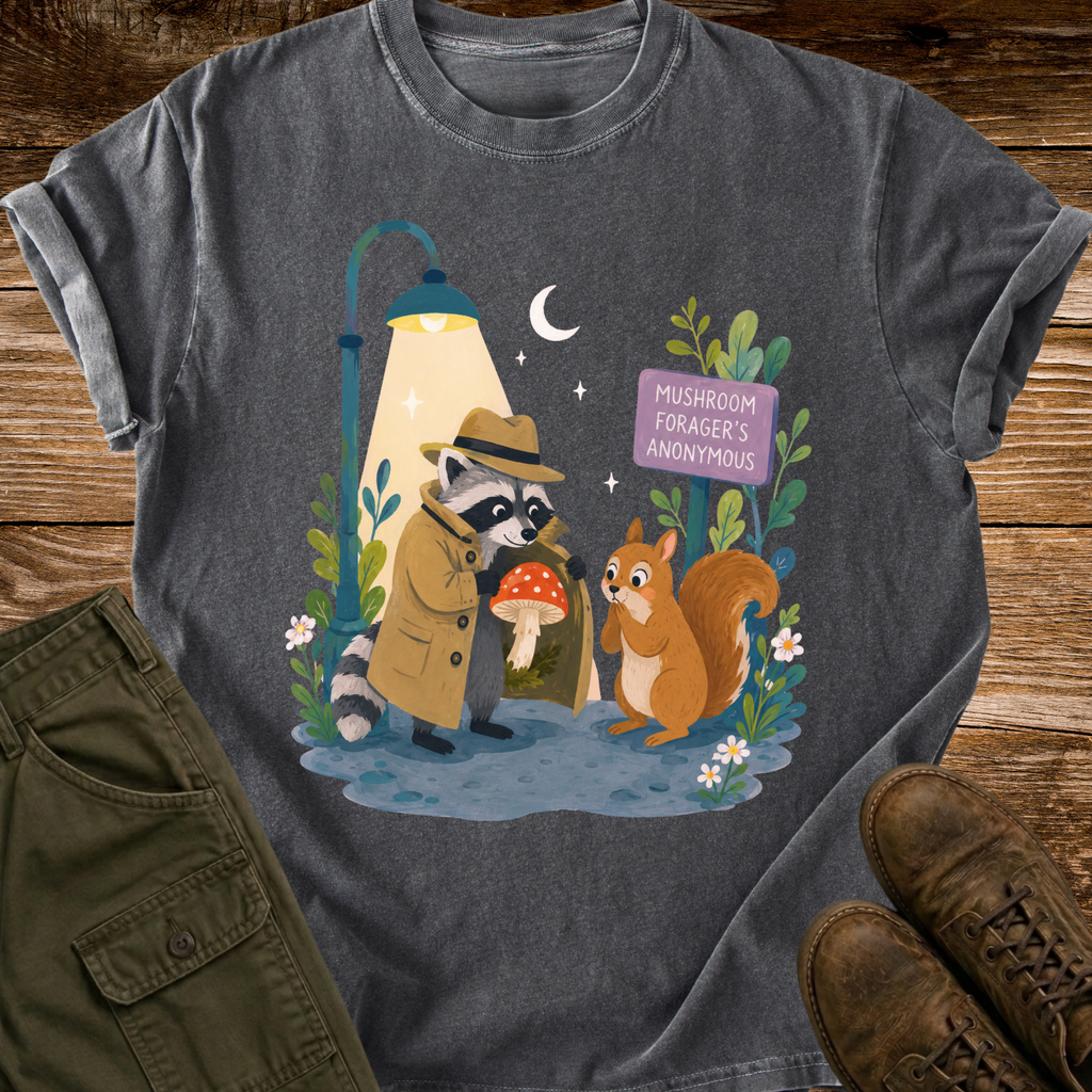 Mushroom Foragers Anonymous T-shirt