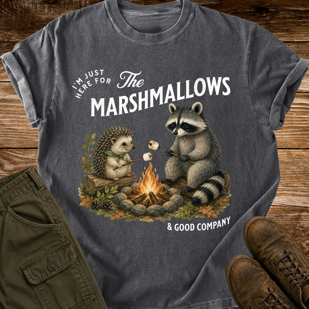 Here for the Marshmallows T-shirt