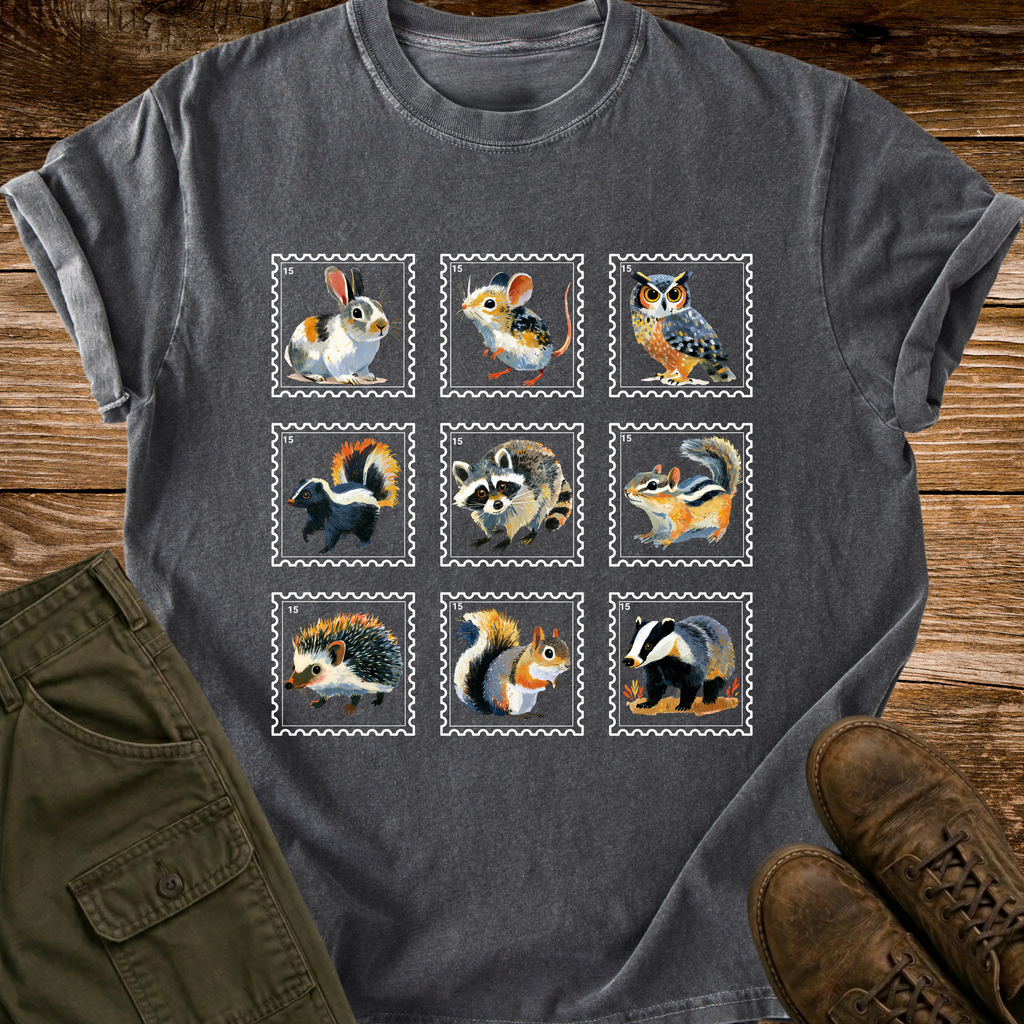 Woodland Stamps T-shirt