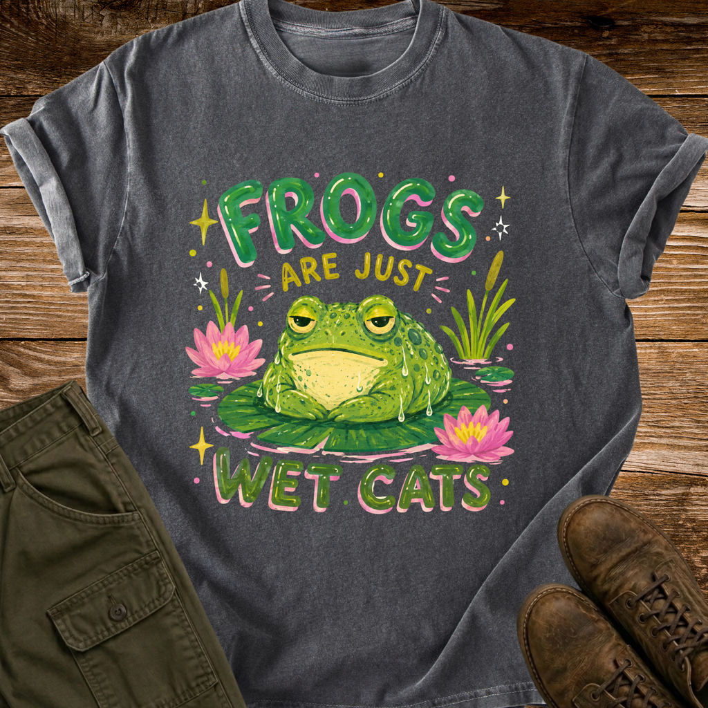 Frogs Are Just Wet Cats T-shirt