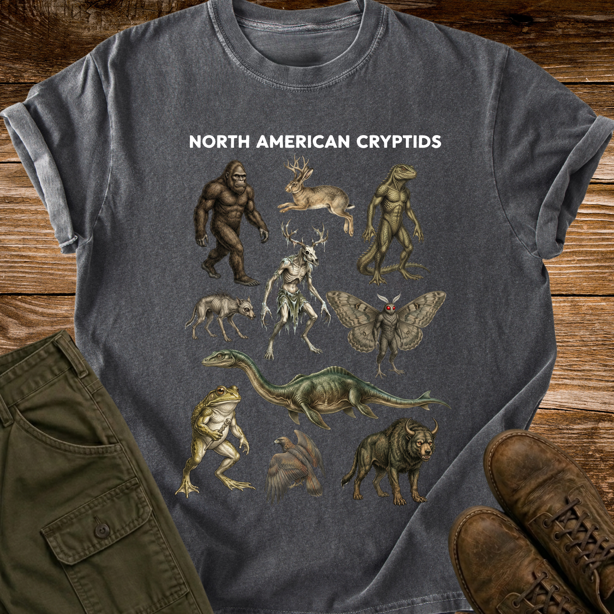 North American Cryptids T-Shirt