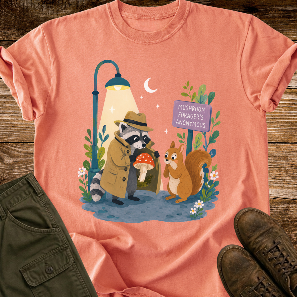Mushroom Foragers Anonymous T-shirt