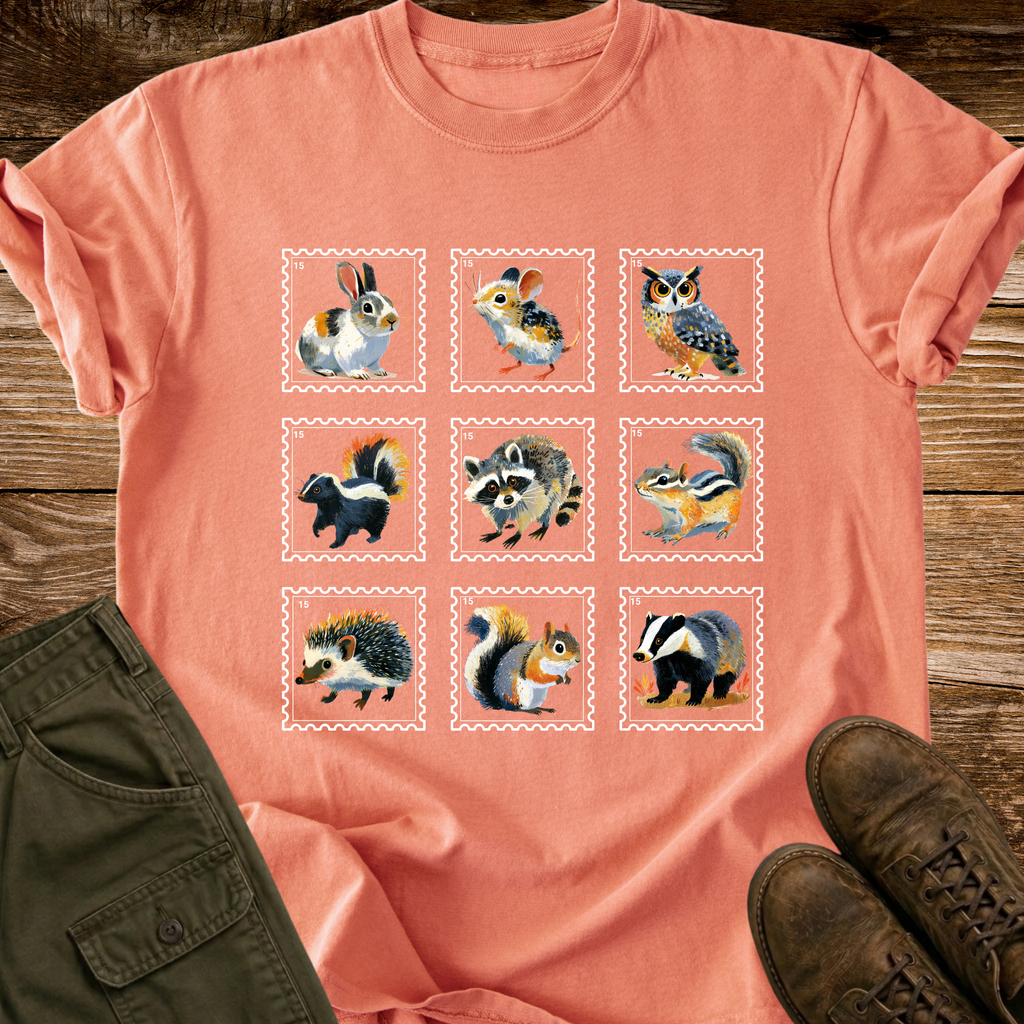 Woodland Stamps T-shirt
